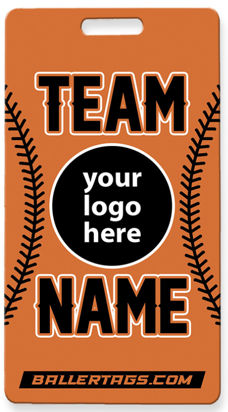 Side stitch Baseball Team Tag