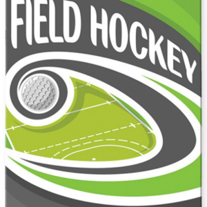 image of custom field hockey bag tag