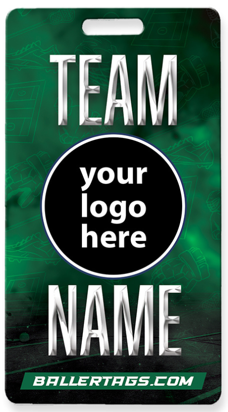 Lacrosse Green Grass Team Tag