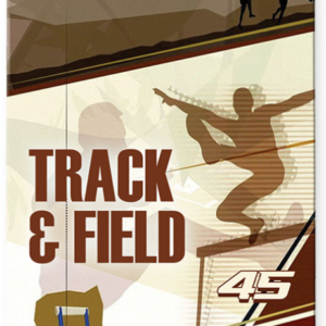 image of custom bag tag for track and field